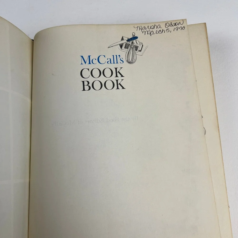 McCall's + American Home Cookbook Set 2 Books VTG 1960s Mid-Century Recipe